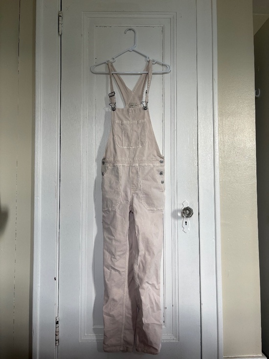American Eagle Outfitters Pants - Women’s American Eagle beige overalls